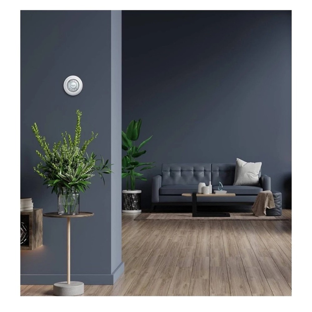 Honeywell Home Round Non Programmable White Thermostat Classic Design 80‎ CT87K - Picture 4 of 9